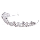 Diamante Heart Rhinestone Crystal Wedding Bridal Crown Headband Tiara Prom