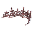 Multi-color Rhinestone Crystal Wedding Bridal Crown Headband Tiara Prom