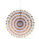 Set of 8pcs Glitter Paper Pinwheel Folding Hanging Fan Backdrop Party Kits