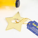 Golden Pentagram Bottle Opener Wine Beer Champagne Tool Wedding Favour Gift