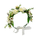Girl Flower Cluster Hair Band Floral Garland Summer Beach Party Hair Costume