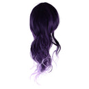 Gradient Purple Wig Long Curly Wig Cap Anime Cosplay Costume Accessories