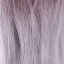 Fashion Girls Taro Purple Gray Gradient Hair Long Straight Wig Harajuku Wig