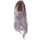 Fashion Girls Taro Purple Gray Gradient Hair Long Straight Wig Harajuku Wig