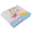20pcs Disposable Paper Baby Duck Bottle Napkins Party Baby Shower Tableware