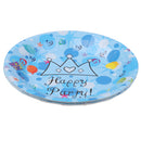 Pack of 10pcs 7 inch Paper Crown Plates Tableware Party Baby Shower Decoration