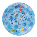 Pack of 10pcs 7 inch Paper Crown Plates Tableware Party Baby Shower Decoration
