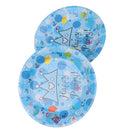 Pack of 10pcs 7 inch Paper Crown Plates Tableware Party Baby Shower Decoration
