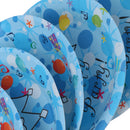 Pack of 10pcs 7 inch Paper Crown Plates Tableware Party Baby Shower Decoration