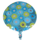 Blue Aluminum Film Star Round Boy Letter Baby Balloons Set Kids Baby Shower Christening Birthday Party Supplies