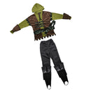 Mens Robin Hood Archer Costume Halloween Fancy Dress Forest Hero Cosplay Party Outfit Green XL