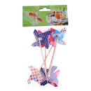 6 Pieces Lovely Mini Windmill Cupcake Picks Cake Toppers Wedding Baby Shower Party Cake Baking Decorations
