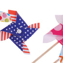 6 Pieces Lovely Mini Windmill Cupcake Picks Cake Toppers Wedding Baby Shower Party Cake Baking Decorations
