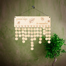 Special Day Blank MDF Unpainted Birthday Reminder Sign with Mini Circles