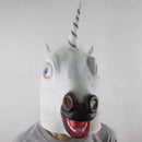 Unique Animal Head Latex Unicorn Mask Carnival Masquerade Fancy Dress Hen Party Rubber Full Head Mask
