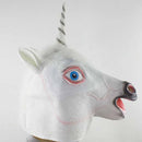 Unique Animal Head Latex Unicorn Mask Carnival Masquerade Fancy Dress Hen Party Rubber Full Head Mask