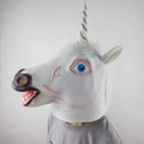 Unique Animal Head Latex Unicorn Mask Carnival Masquerade Fancy Dress Hen Party Rubber Full Head Mask
