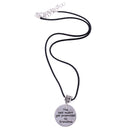The Best Moms Get Promoted To Grandma Retro Silver Necklace Mothers Day Gift