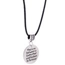The Love Between A Godmother and Godson is Forever Silver Pendant Necklace