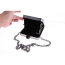 Fashion Ladies Plaid Chain Tote Purse Handbags Evening Party Clutch Bag