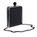 Fashion Ladies Plaid Chain Tote Purse Handbags Evening Party Clutch Bag