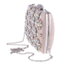 Women Rhinestone Pearl Handbag Wedding Evening Party Clutch Bag Wallet Purse