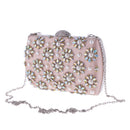 Women Rhinestone Pearl Handbag Wedding Evening Party Clutch Bag Wallet Purse