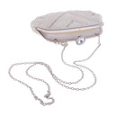 Ladies Women Girl's Evening Wedding Party Bag Handbag Clutch Beaded Pearl Crystal Purse