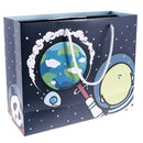Creative Outer Space Theme Kids Self Stand Gift Box Party Bag Card Favor Set