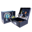 Creative Outer Space Theme Kids Self Stand Gift Box Party Bag Card Favor Set