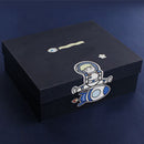Creative Outer Space Theme Kids Self Stand Gift Box Party Bag Card Favor Set