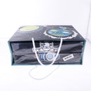 Creative Outer Space Theme Kids Self Stand Gift Box Party Bag Card Favor Set