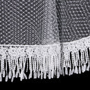 Wedding Bridal Lace Flower Tassels Shawl Shrug Wrap Cape Wedding Accessory