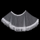 Wedding Bridal Lace Flower Tassels Shawl Shrug Wrap Cape Wedding Accessory