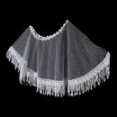 Wedding Bridal Lace Flower Tassels Shawl Shrug Wrap Cape Wedding Accessory