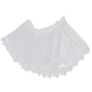 Bridal Lace Flower Edge Shawl Wedding Shrug Wrap Cape Wedding Accessory