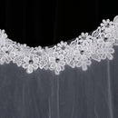 Bridal Lace Flower Edge Shawl Wedding Shrug Wrap Cape Wedding Accessory