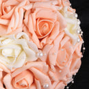 Artificial Flowers Simulation Bridesmaids Bouquet Wedding Home Decor Beige