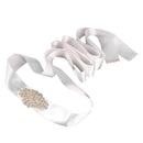 Diamante Bridal Sash Wedding Dress Sash Belt Crystal Waist Belt with Bead