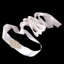 Diamante Bridal Sash Wedding Dress Sash Belt Crystal Waist Belt with Bead
