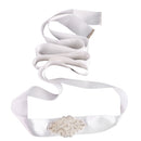 Diamante Bridal Sash Wedding Dress Sash Belt Crystal Waist Belt with Bead