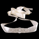 Handmade Rhinestones Pearls Flower Waistband Beige Waist Belt Wedding Bridal Dress Decor Prom Sash 270cm