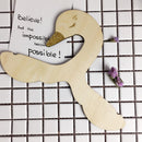 Cartoon Swan Animal Bowknot Wooden Clothes Garment Trousers Hook Hanger for Kids Children Nursery Room Home Decor