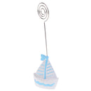 Cartoon Sailing Ship Place Card Holder Wedding Reception Party Table Decor