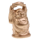 Antique Gold Plated Resin Maitreya Buddha Wedding Place Card Holder Table Decoration