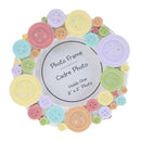 2"x2" Table Picture Photo Frame Colorful Buttons Home Decoration