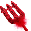 Red Sequin Devil Pitchfork Women's Costume Accessories for Hen Night Party