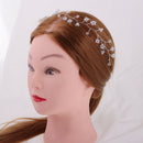 Simple Style Girls Crystal Flower Pearls Headband Headpieces Hair Costume