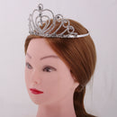Wedding Party Pageant Banquet Crystal Pearls Tiara Crown Lady Girls Headband Accessory Love Heart Design Women Hair Jewelry