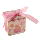 50Pieces Paper Candy Boxes Birthday Party Chocolate Boxes Baby Shower Favors